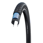 Rendering of a Schwalbe Marathon Plus tyre, cut though to show the thicker puncture proofing