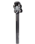 A suspension seatpost on a white background.