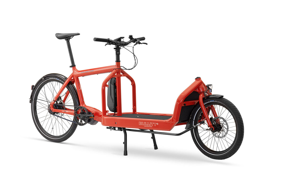 Aluminium Kickstand with spring mounted on bike