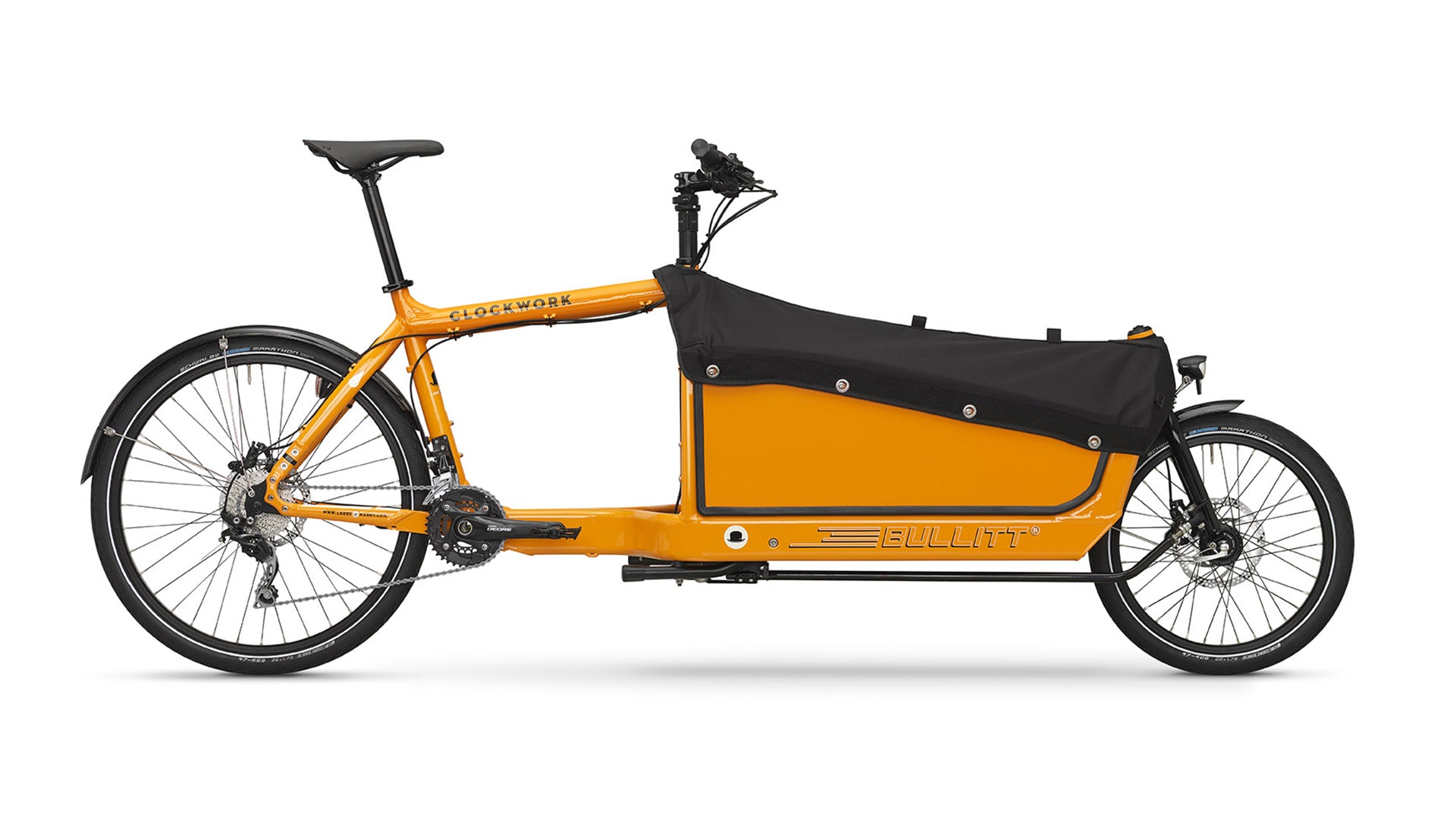 Sideview of the Clockwork BBX panels with the full bike, with the BBX hood attached