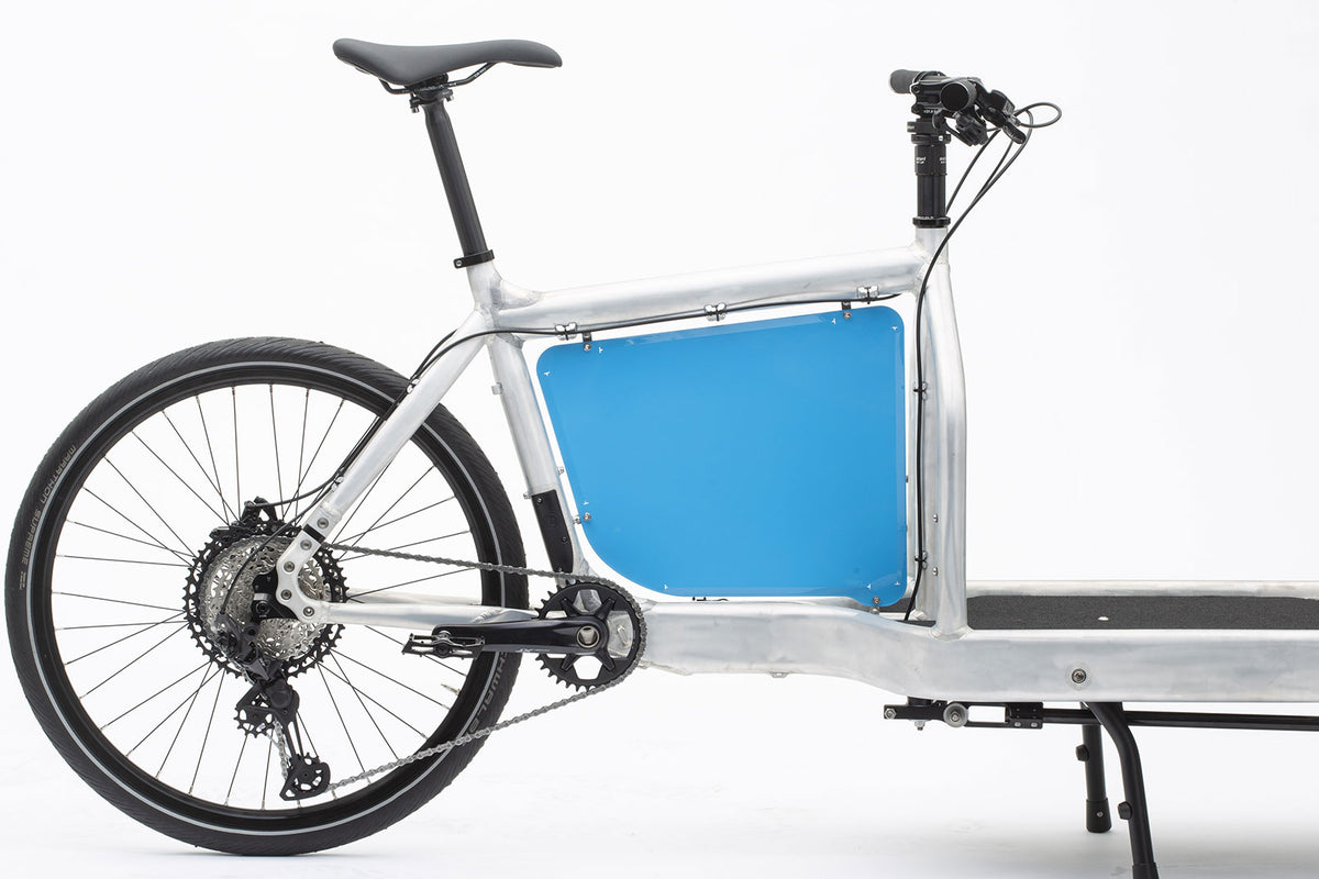 studio picture of a blue billboard for the original Bullitt