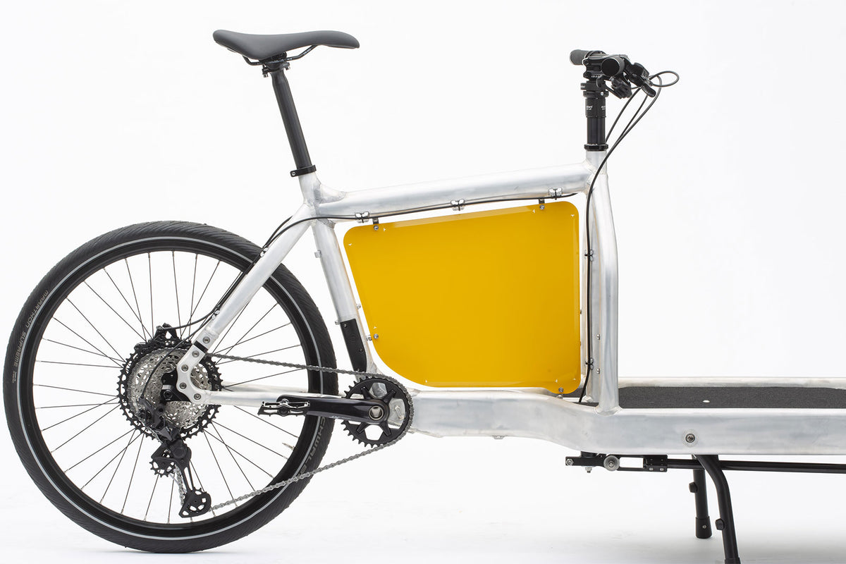 studio picture of a yellow billboard for the original Bullitt