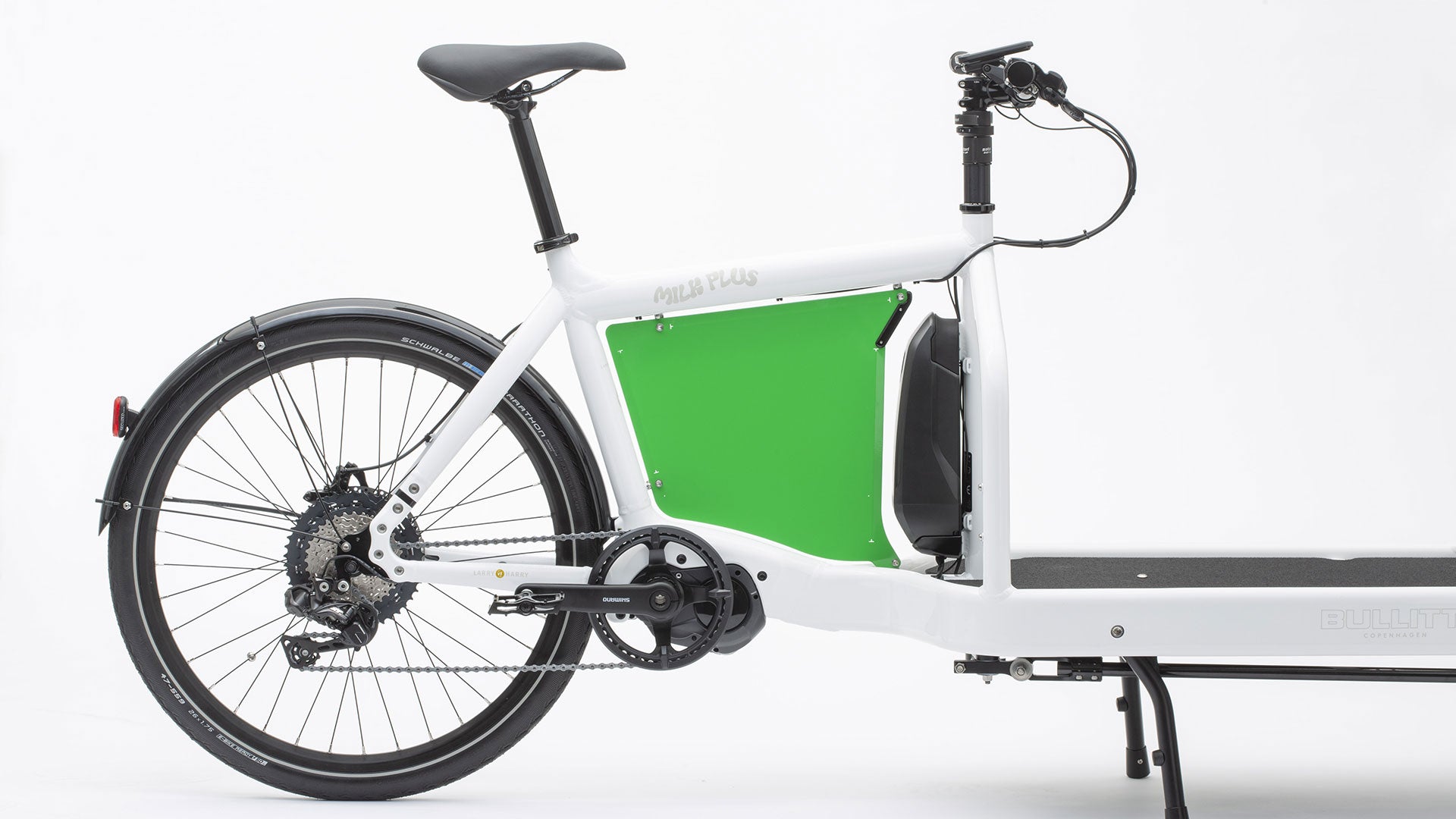 studio picture of a Vintage green billboard for the eBullitt