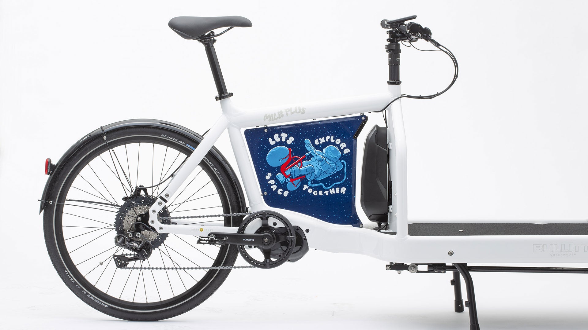 Milkplus eBullitt with billboard