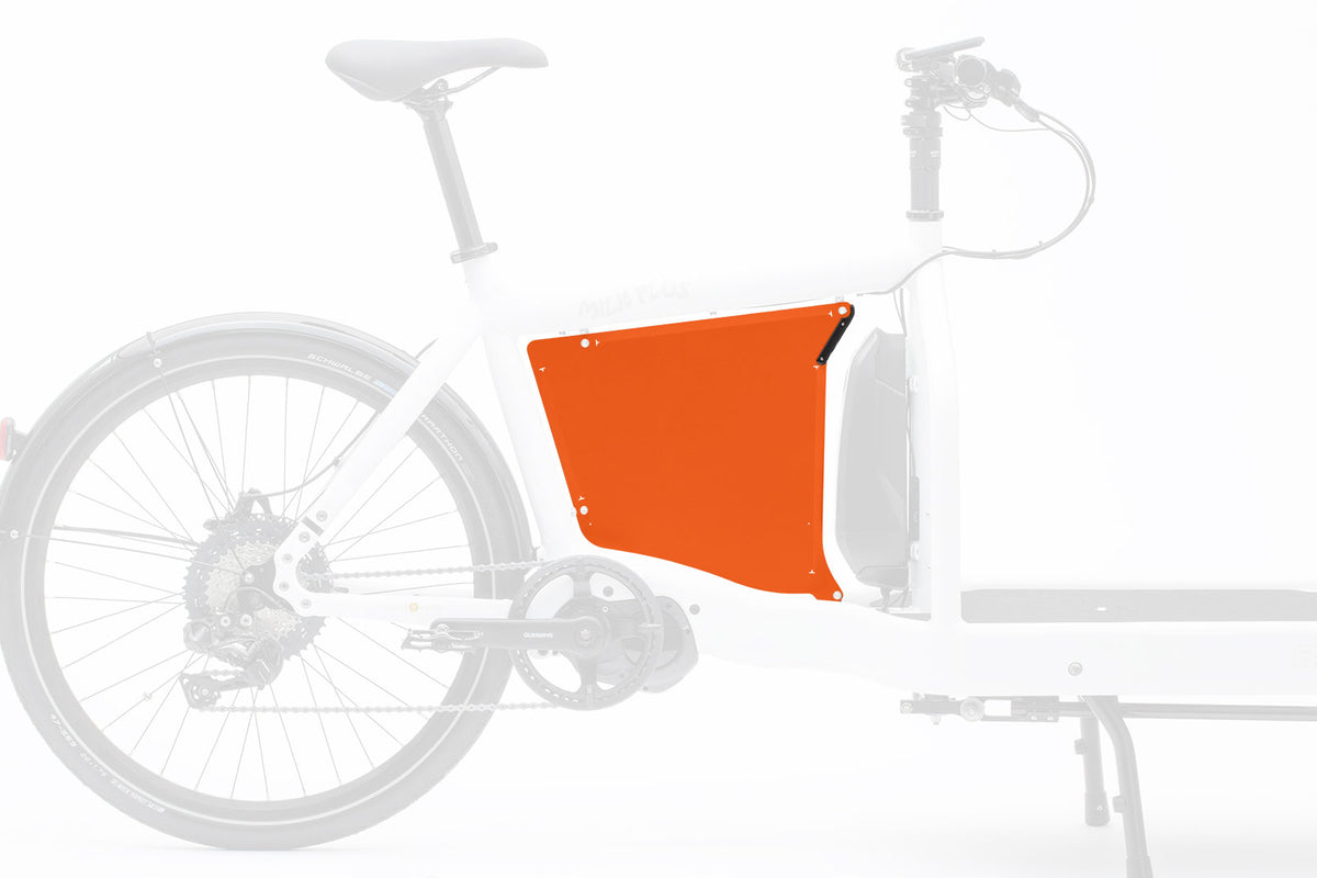 studio picture of a red billboard for the small battery eBullitt