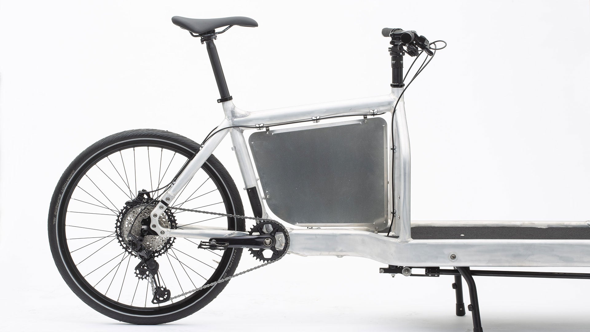 studio picture of a metallic billboard for the original Bullitt