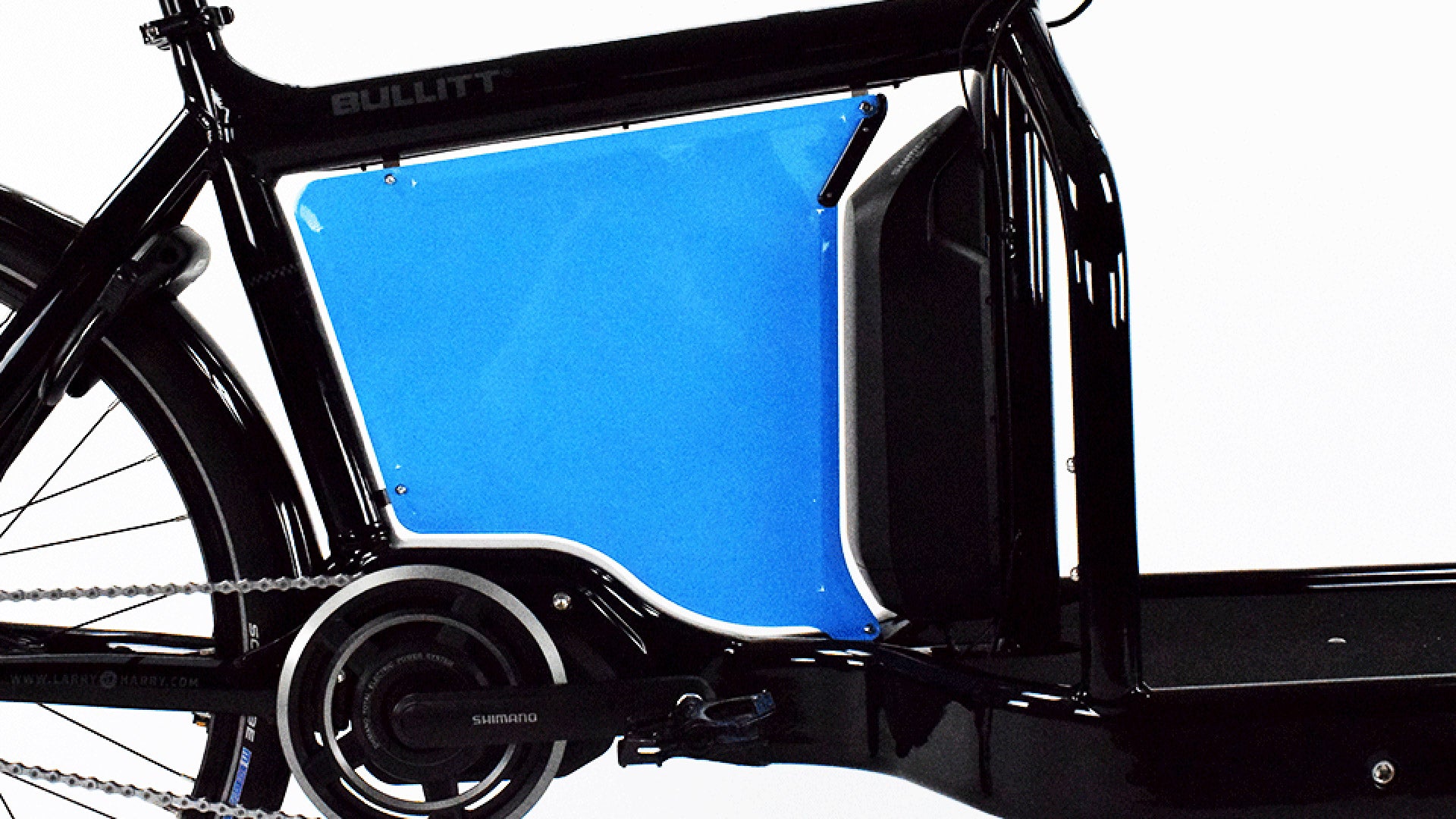 studio picture of a Bluebird billboard for the Steps6000 eBullitt