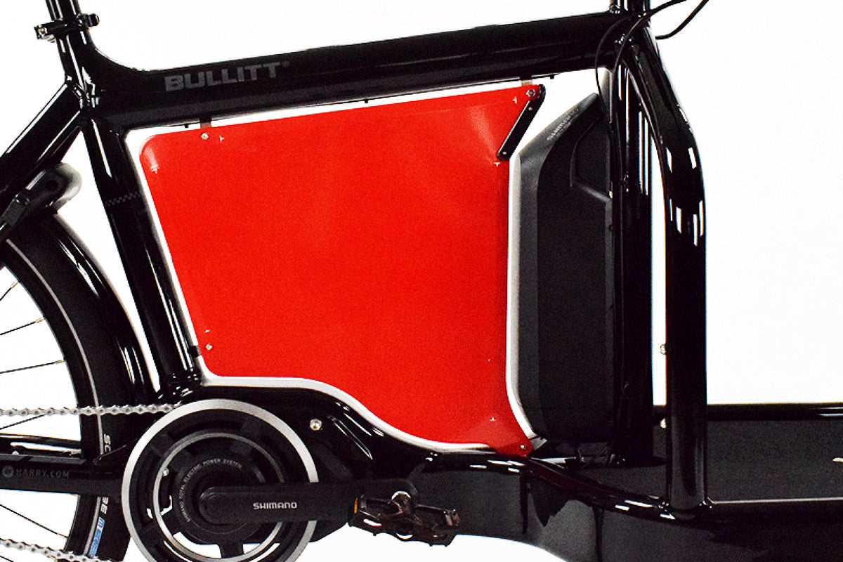 studio picture of a pepper red billboard for the Steps6000 eBullitt
