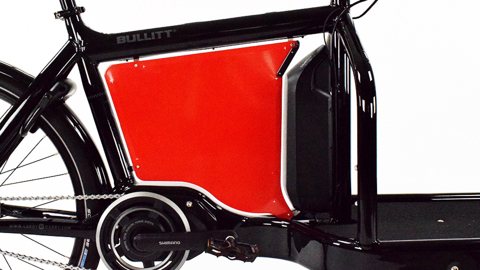 studio picture of a pepper red billboard for the Steps6000 eBullitt