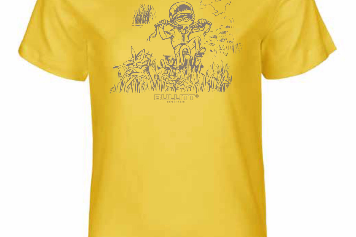 Bullitt t-shirt kiddo unfolded