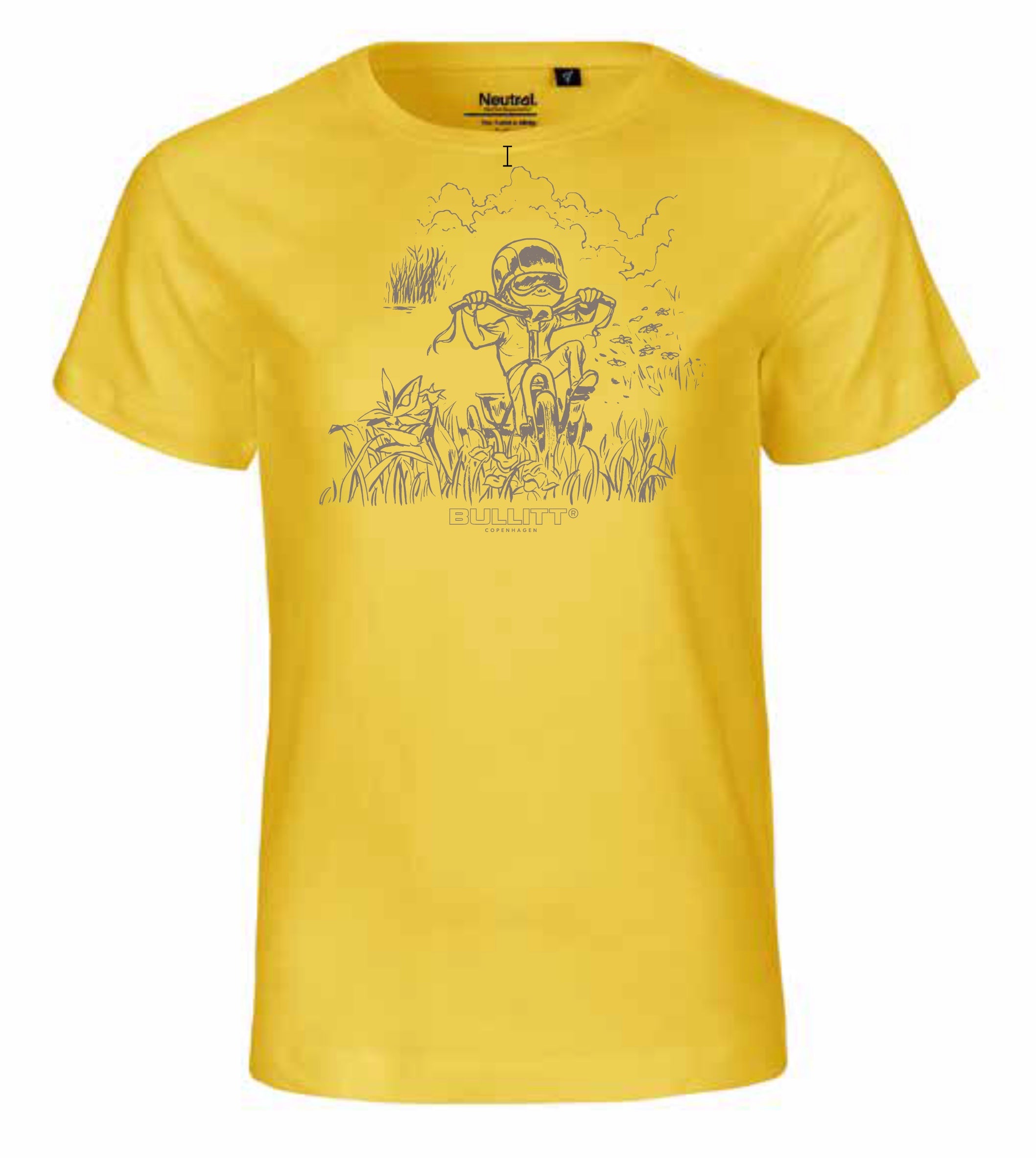 Bullitt t-shirt kiddo unfolded