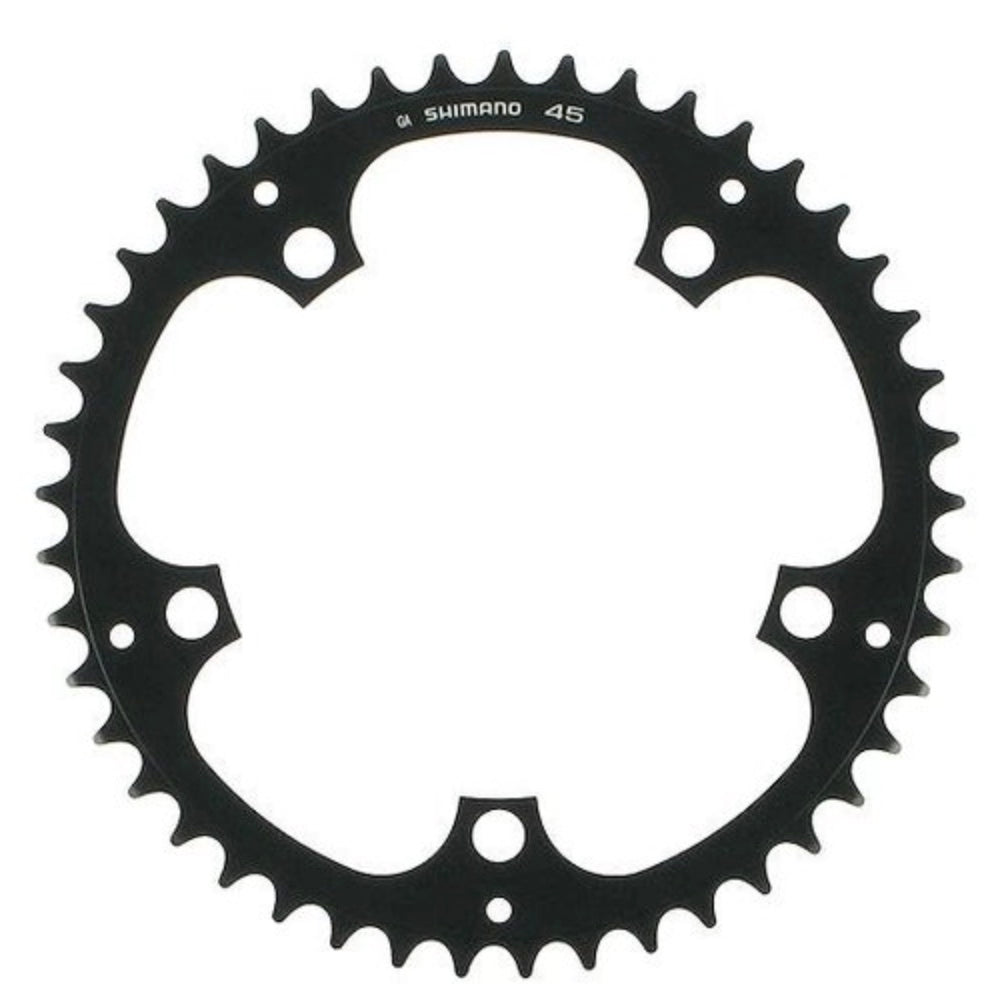 Shimano chainring with 45 teeth, 5 bolt