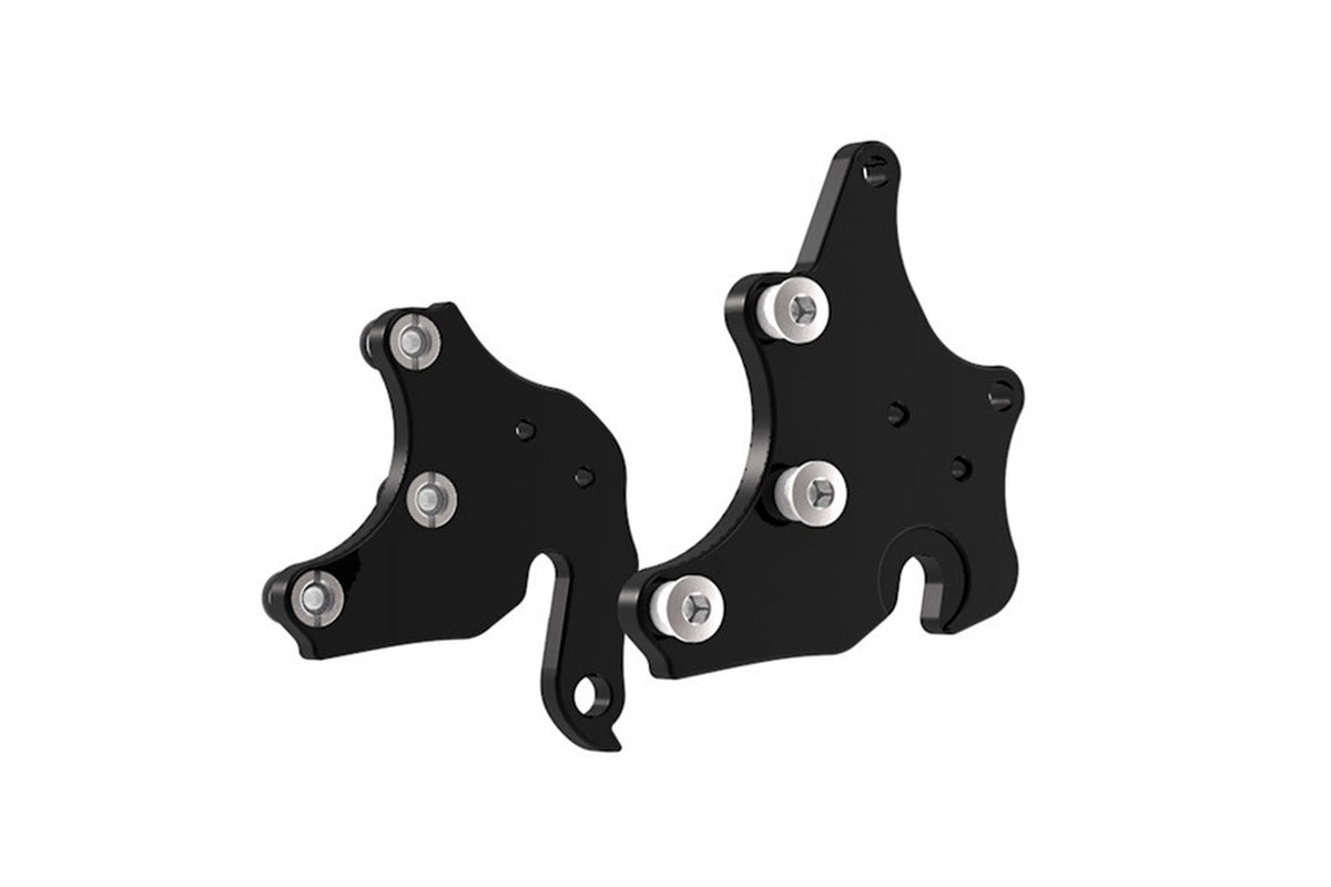 External 135mm with front derailleur mount, dropout kit