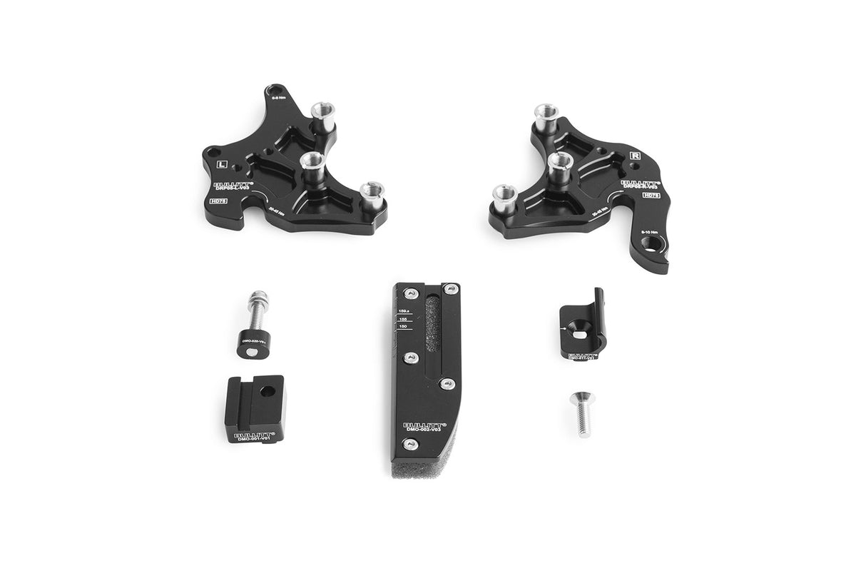 External 135mm with front derailleur mount, dropout kit