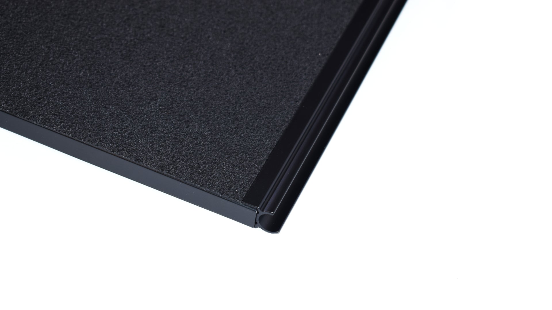 Closeup of the honeycomb board extender for the Bullitt X and eBullitt X cargo bikes, on white background