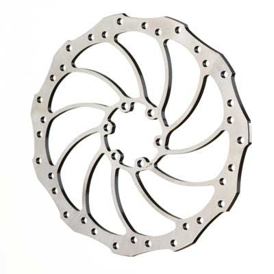 Magura disc brake rotor on a white background. 6 bolt type.