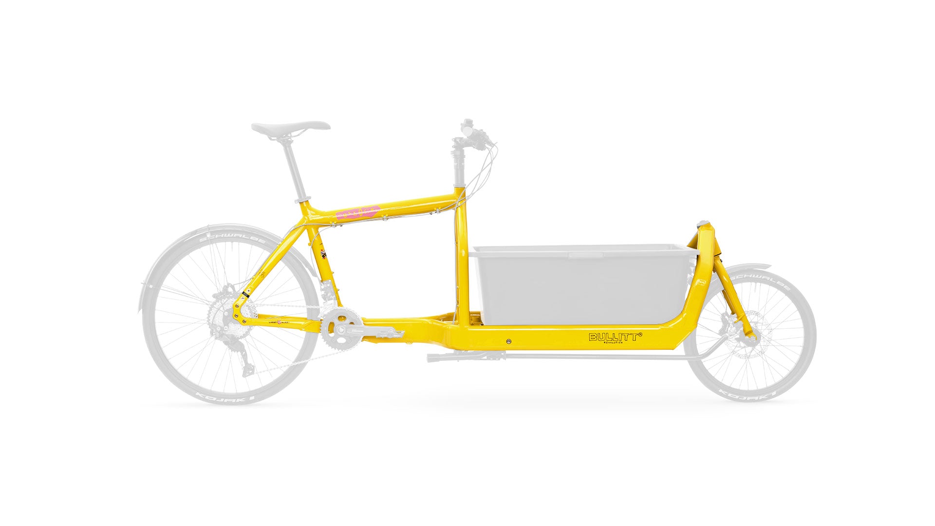 A masked picture showing only the frame of the Bollocks bullitt