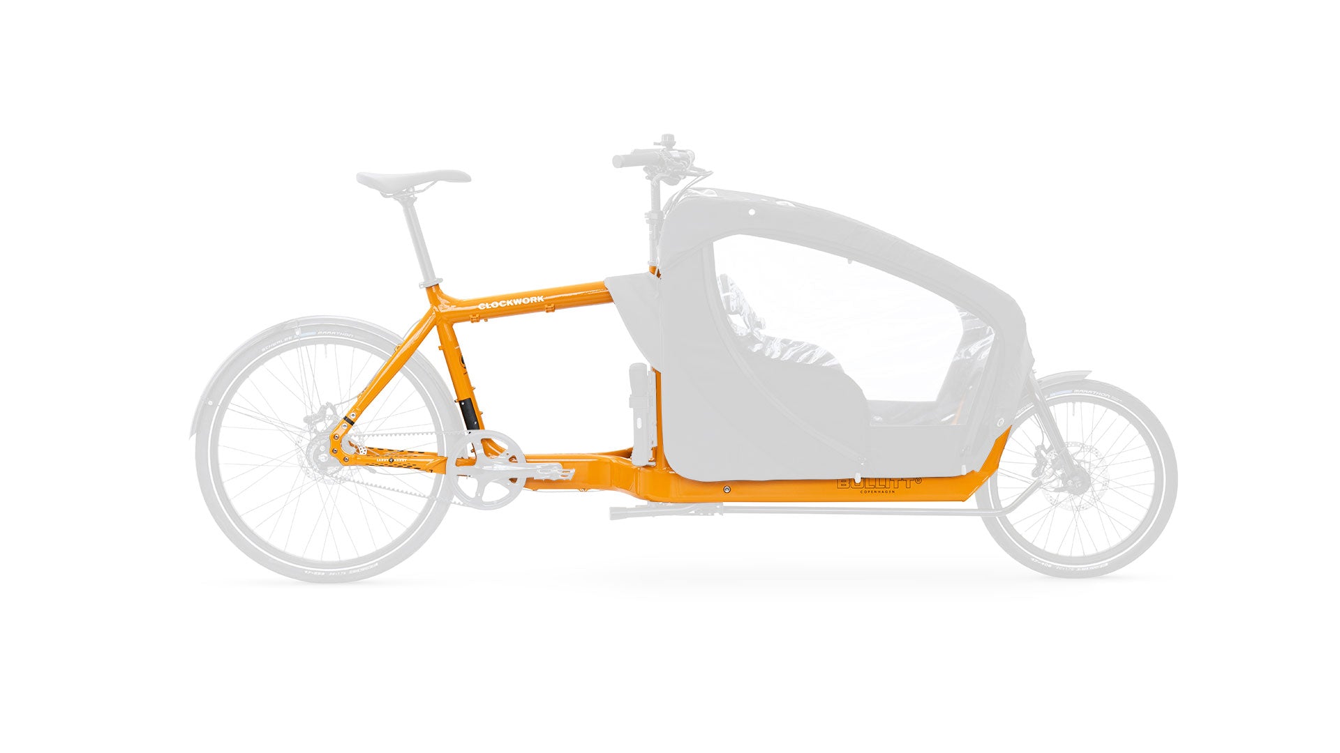 A masked picture showing only the frame of the Clockwork bullitt