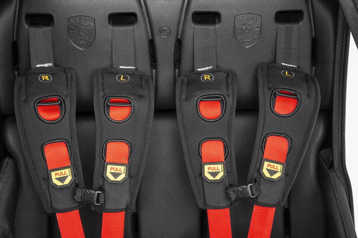 Seatbelt for twin seat