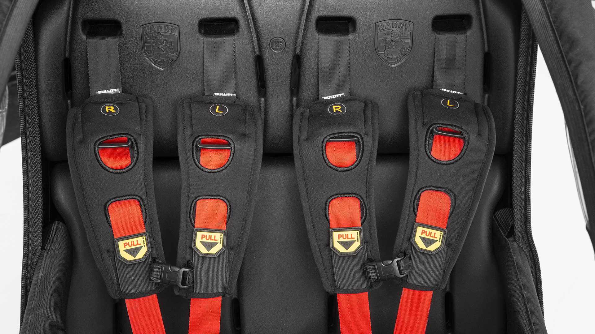 Seatbelt for twin seat