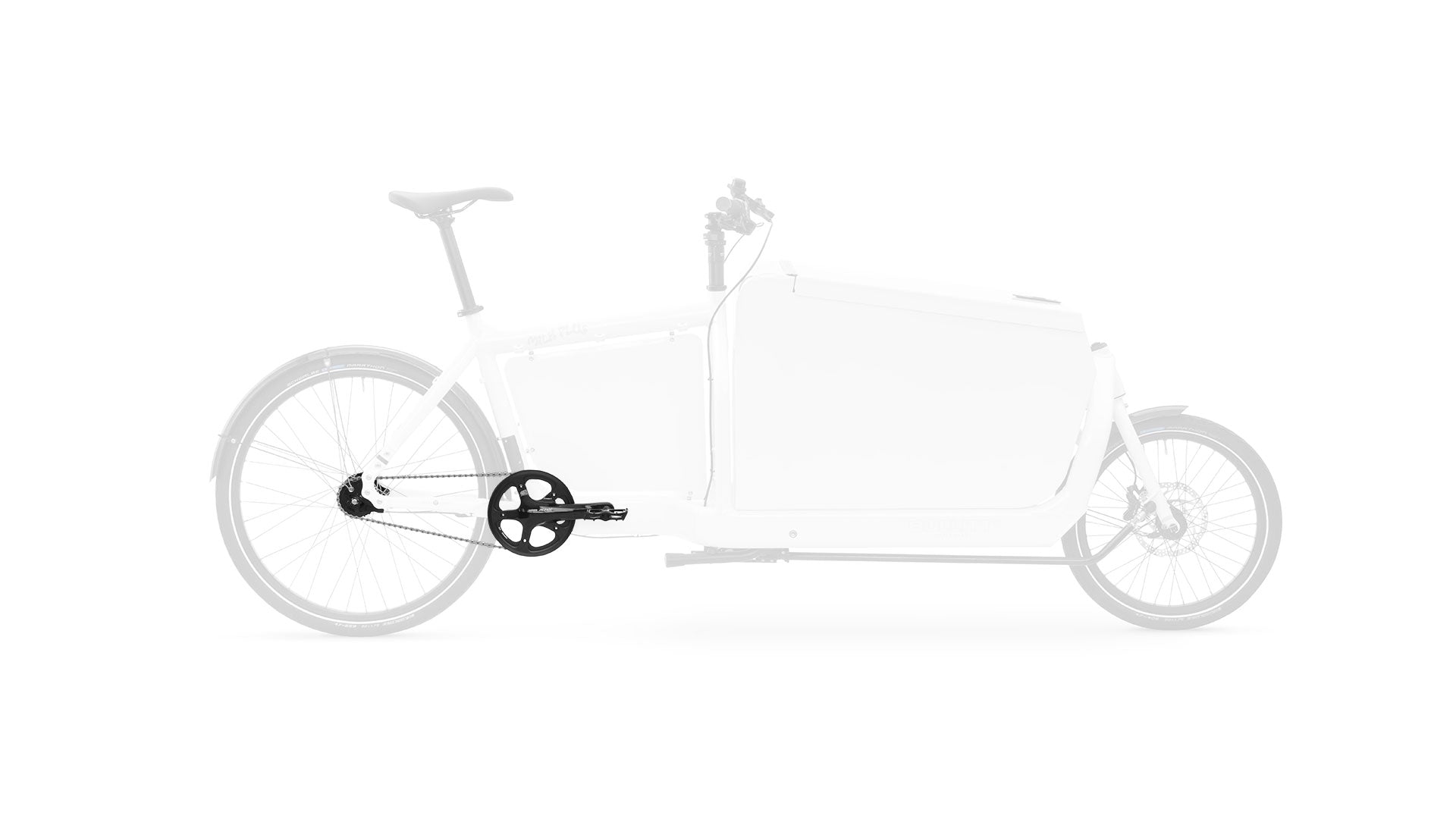 Bullitt with the Nexus 7 gear group with coaster brake. It is internal gearing with chain.