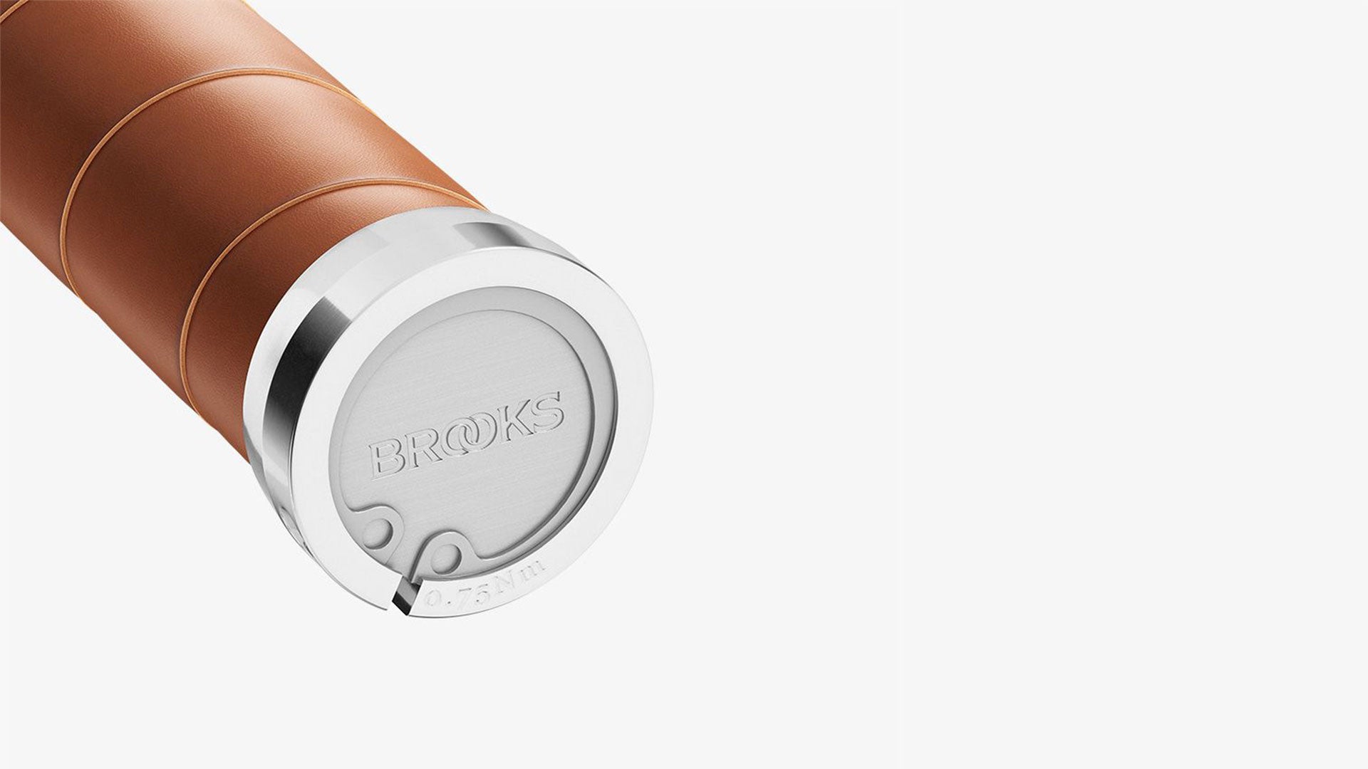 A honey Brooks Slender grip on a white background