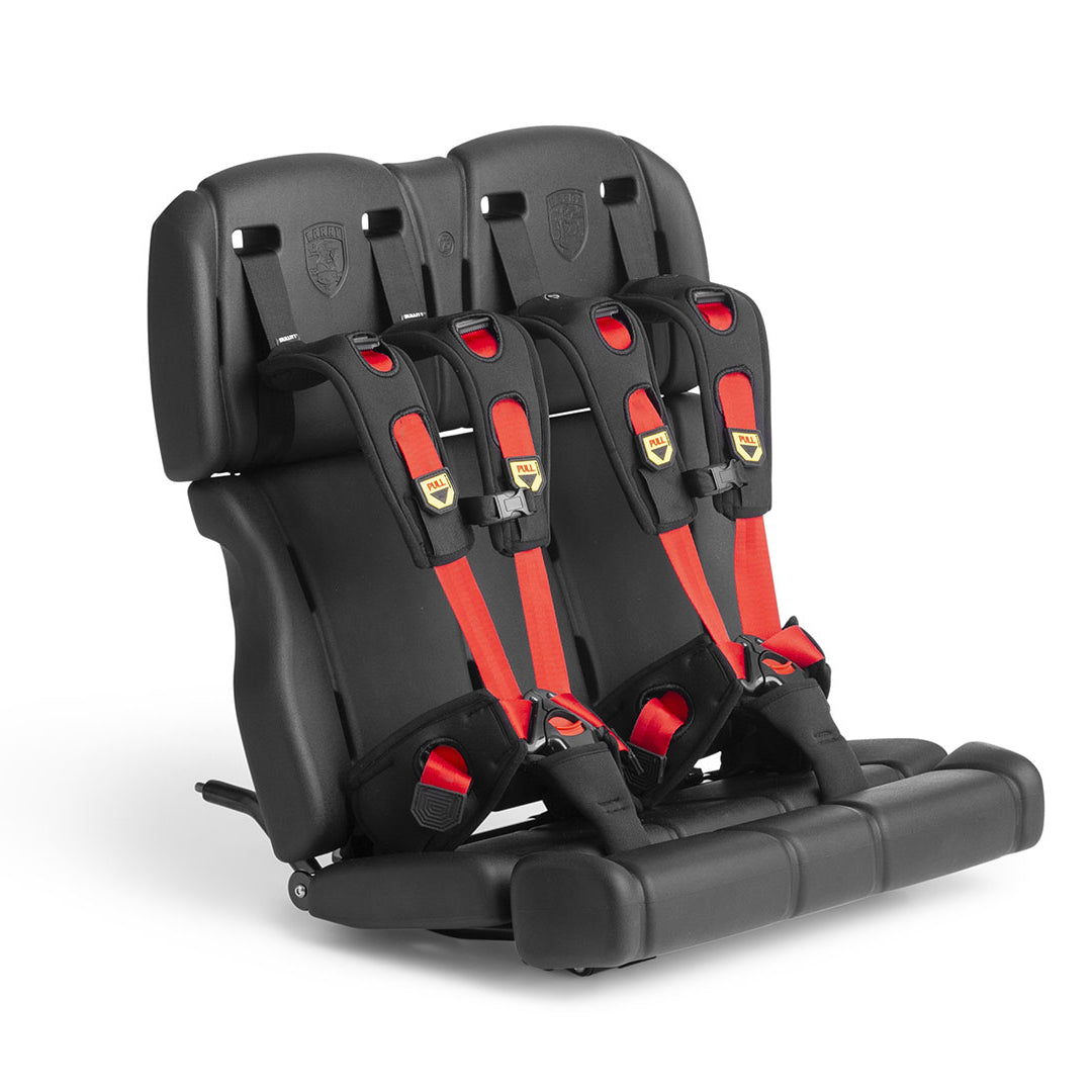 twin seat without seatbelts