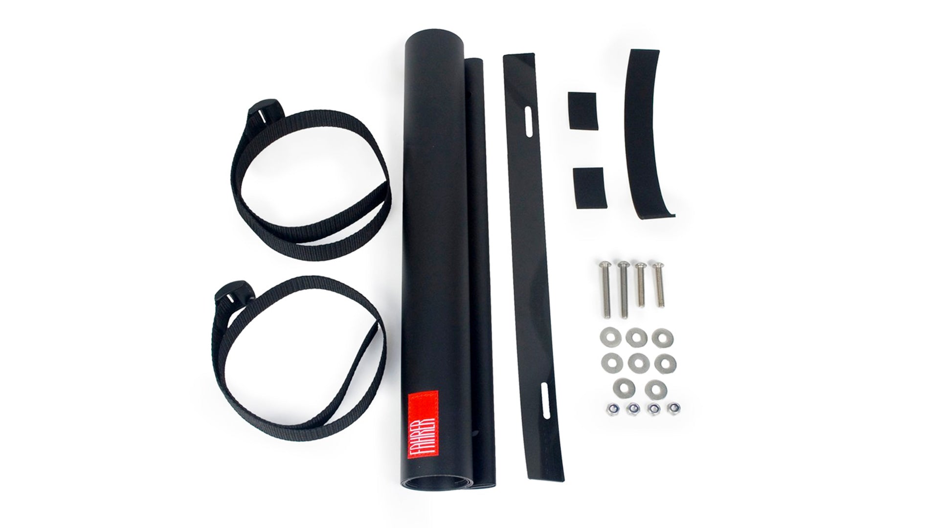 Fahrer Deck baseplate layed out with all parts