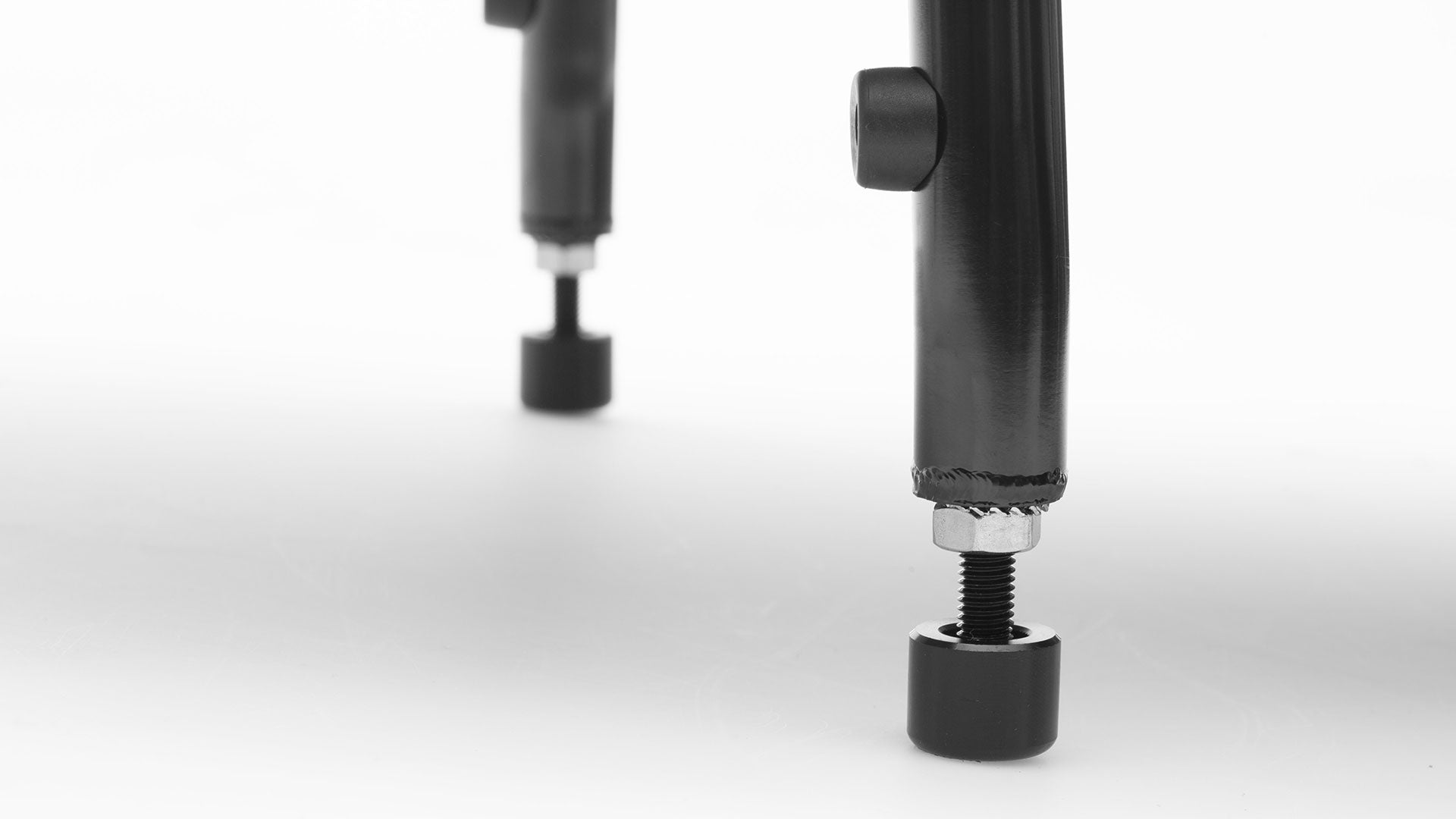 Feet for CroMo Kickstand mounted on bike