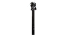 A suspension seatpost on a white background. Height marks are printet on one side