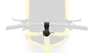 Closup of a 60 mm stem mounted on a Bullitt cargo bike, seen from above.