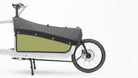 Sideview of the green Lizzard king BBX panels with hood attached