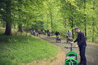 Social ride on Bullits in a forest