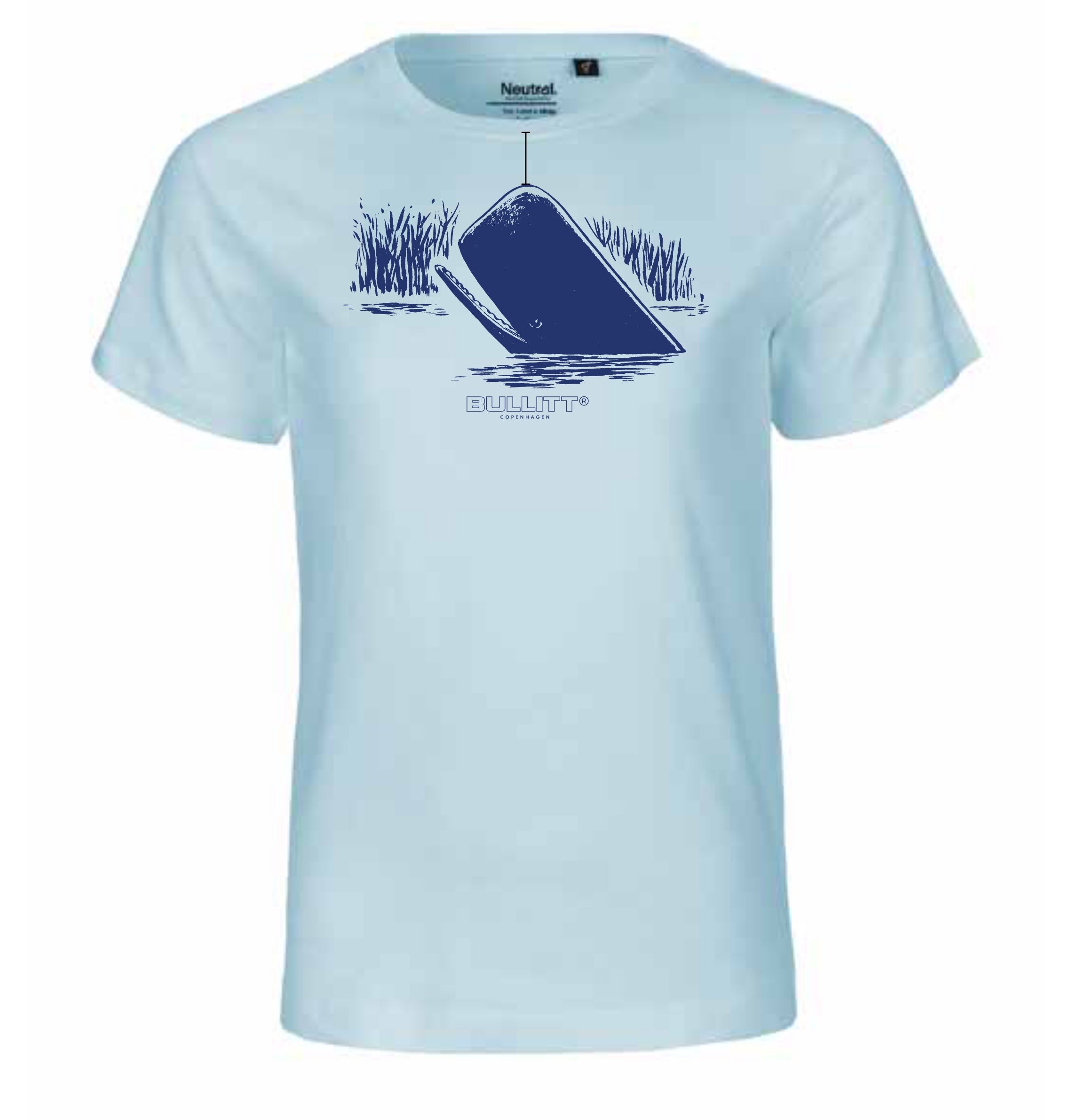 Bullitt Whale t shirt unfolded