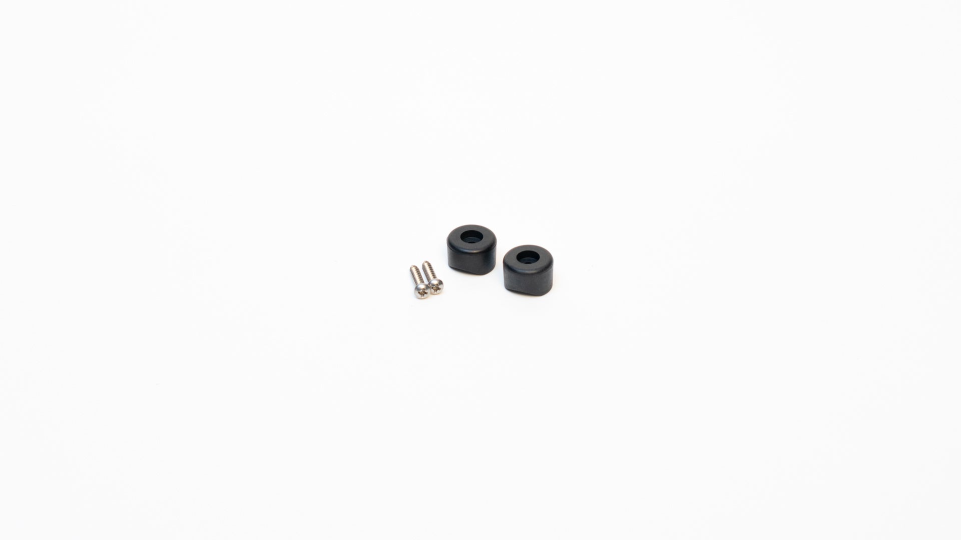 Two rubber bumpers with bolts for the Larry vs Harry kickstand for Bullitt cargo bikes