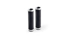A pair of black Brooks Cambium grips on a white background