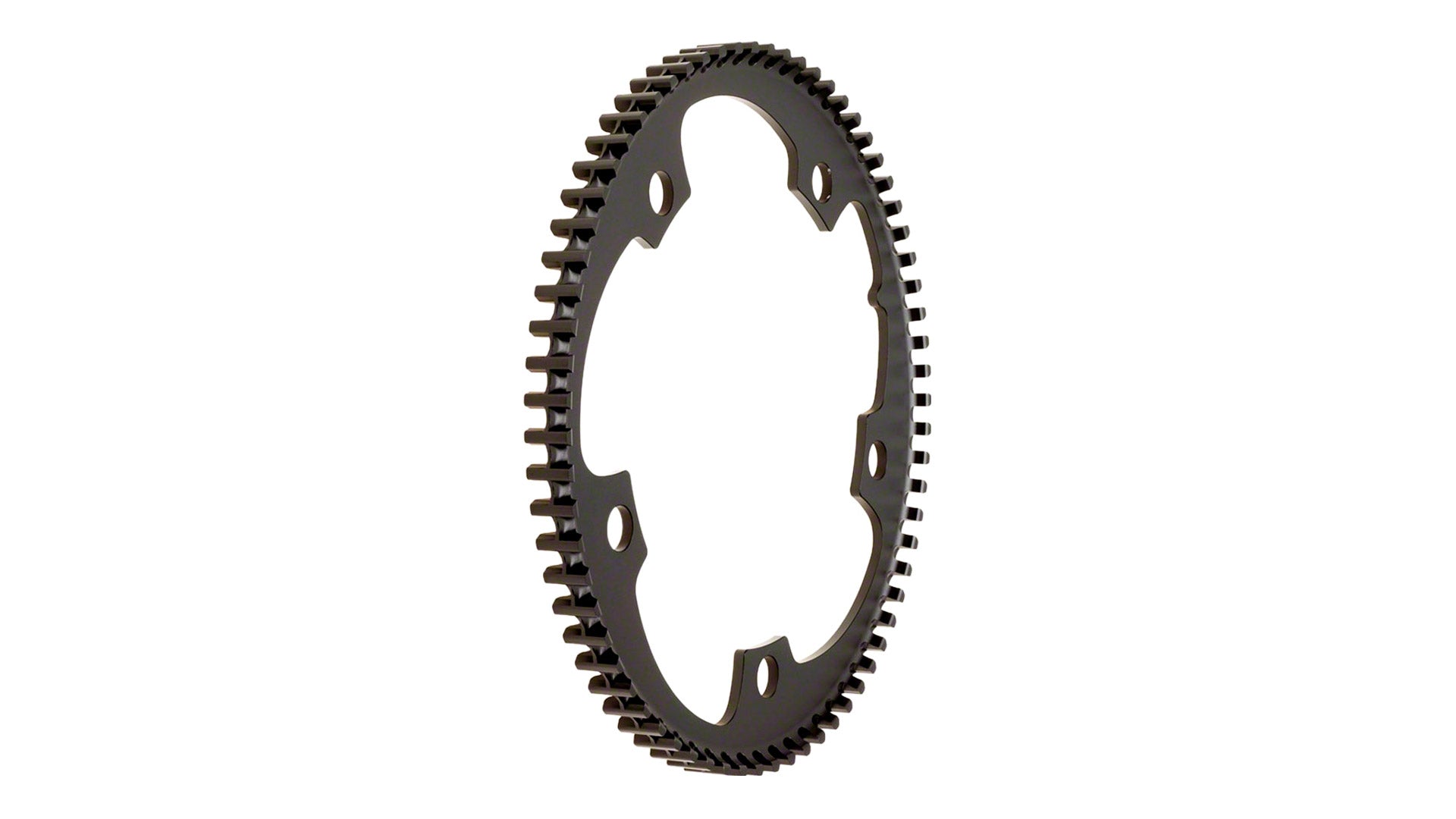 Gates chainring (front sprocket) on white background