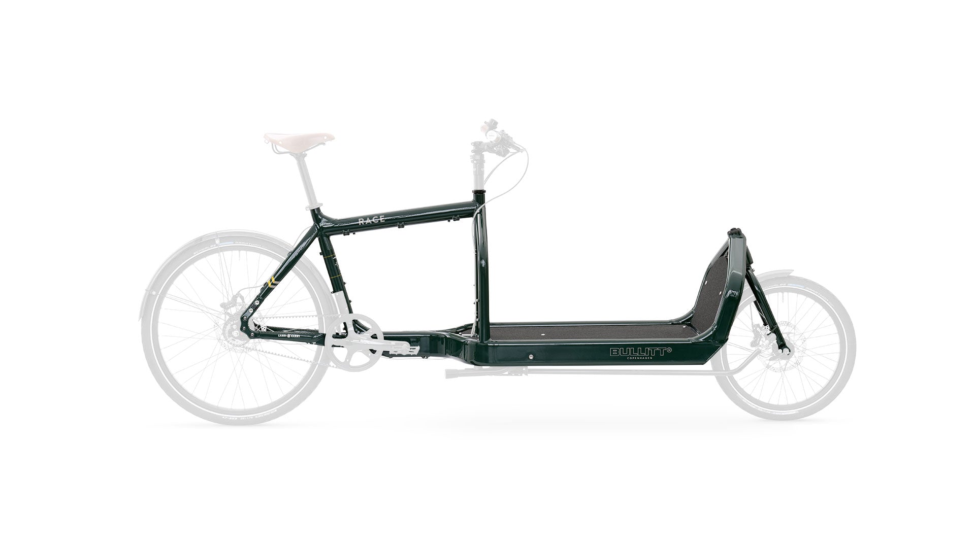 A masked picture showing only the frame of the Race bullitt