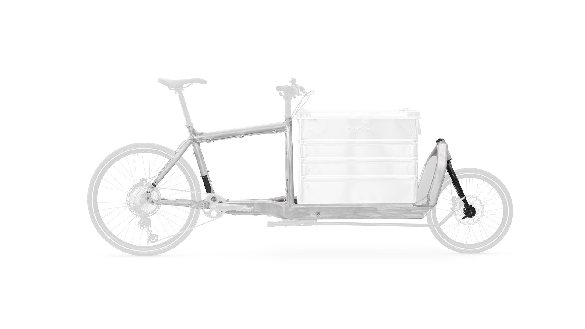 A masked picture showing only the frame of the Raw bullitt