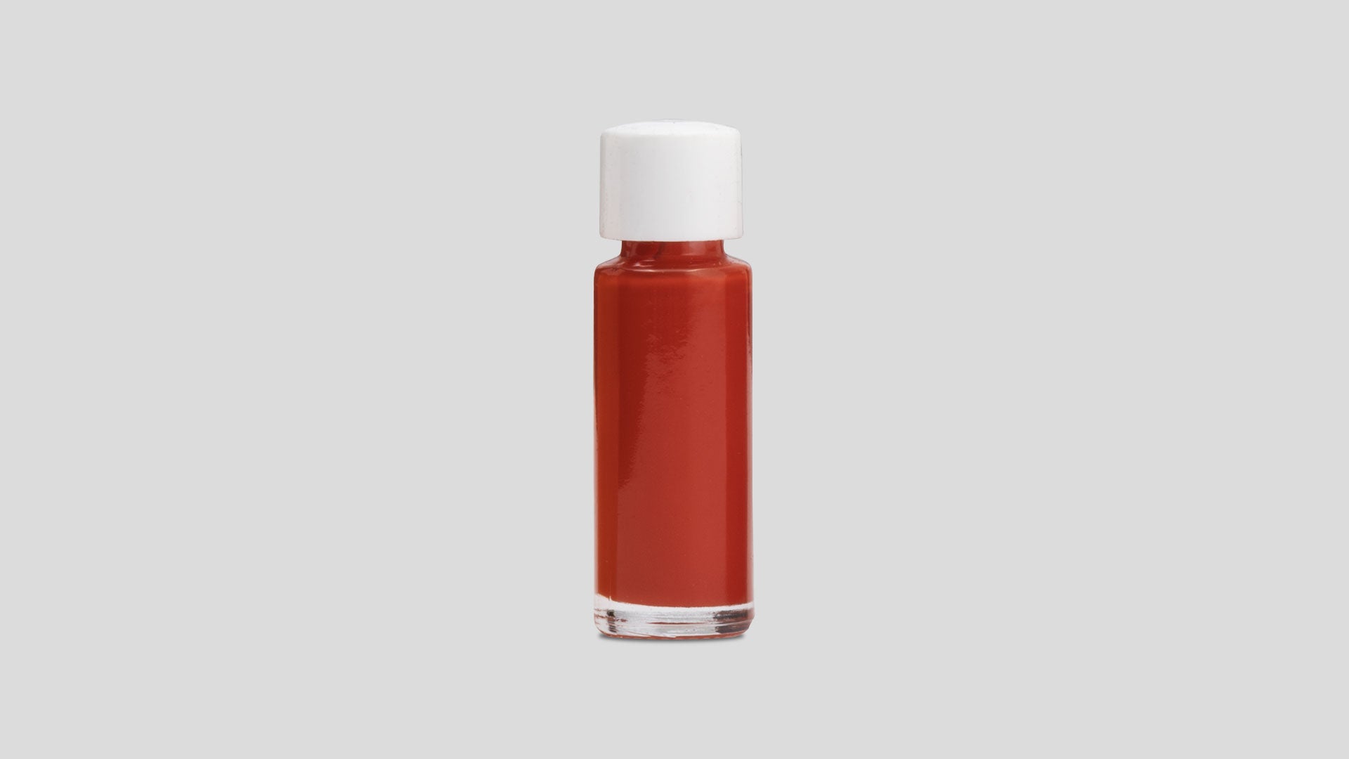 A bottle with repair paint for Major Tom