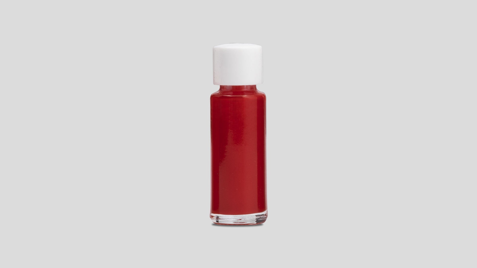 A bottle with Repair paint for Bullitt Pepper