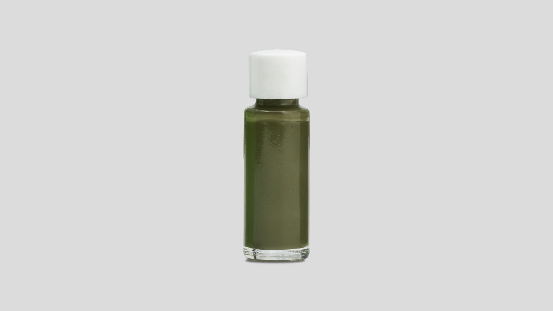 A bottle with repair paint for Lizzard King