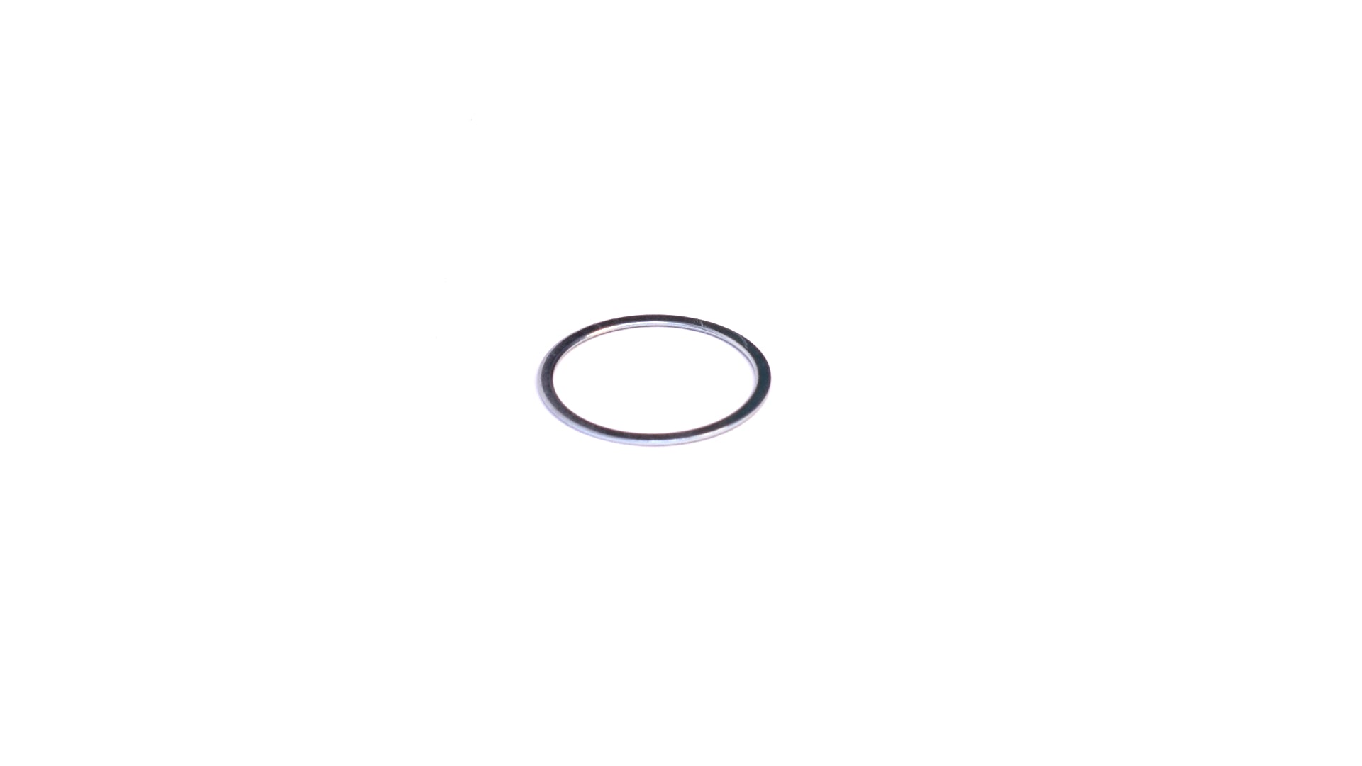 A metal spacer ring