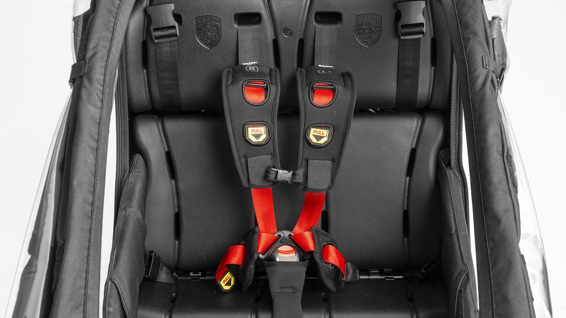 twin seat without seatbelts