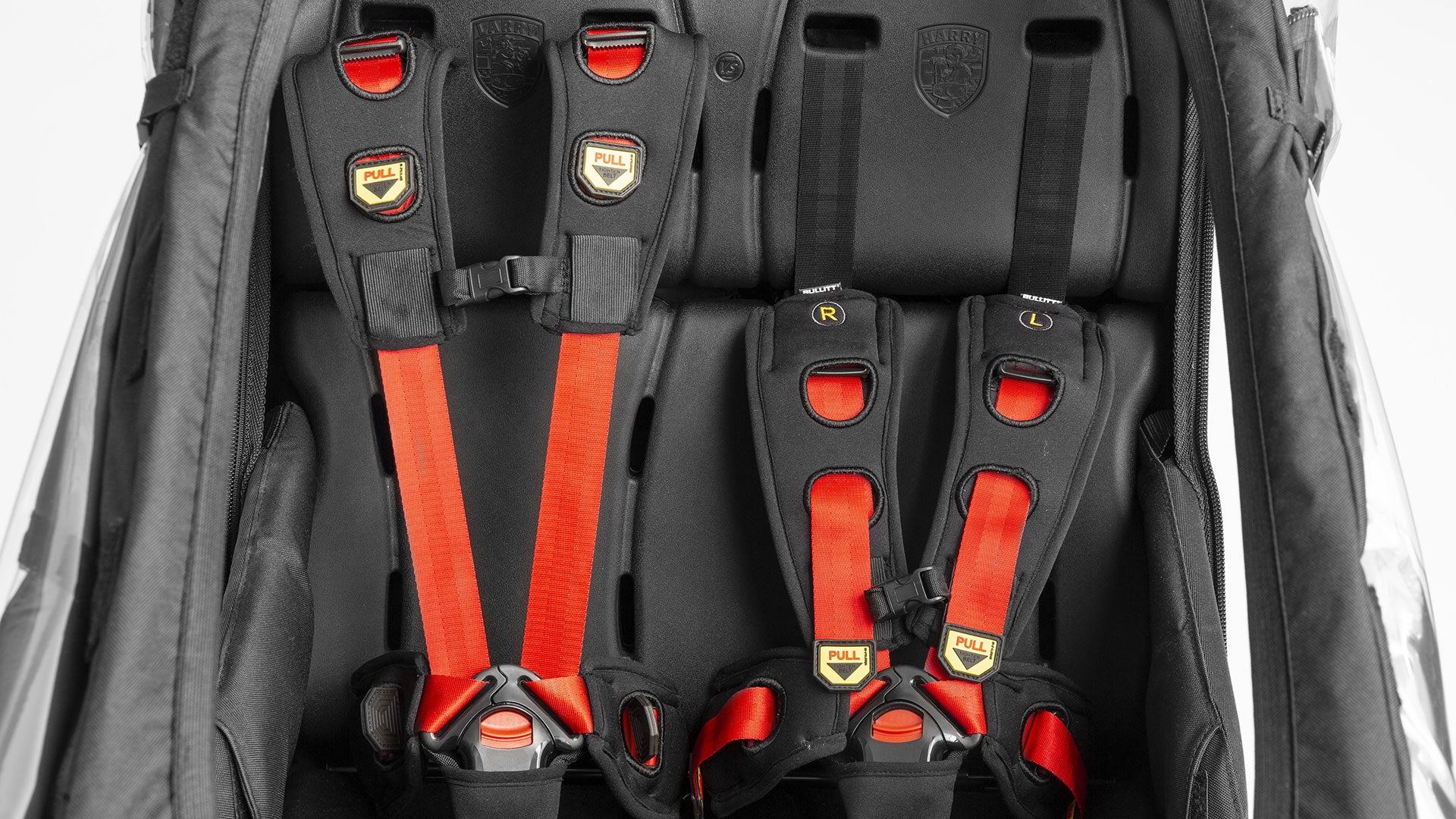 twin seat without seatbelts