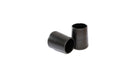Two black plastic feet for Bullitt cargo bike Aluminium Kickstand on a white surface