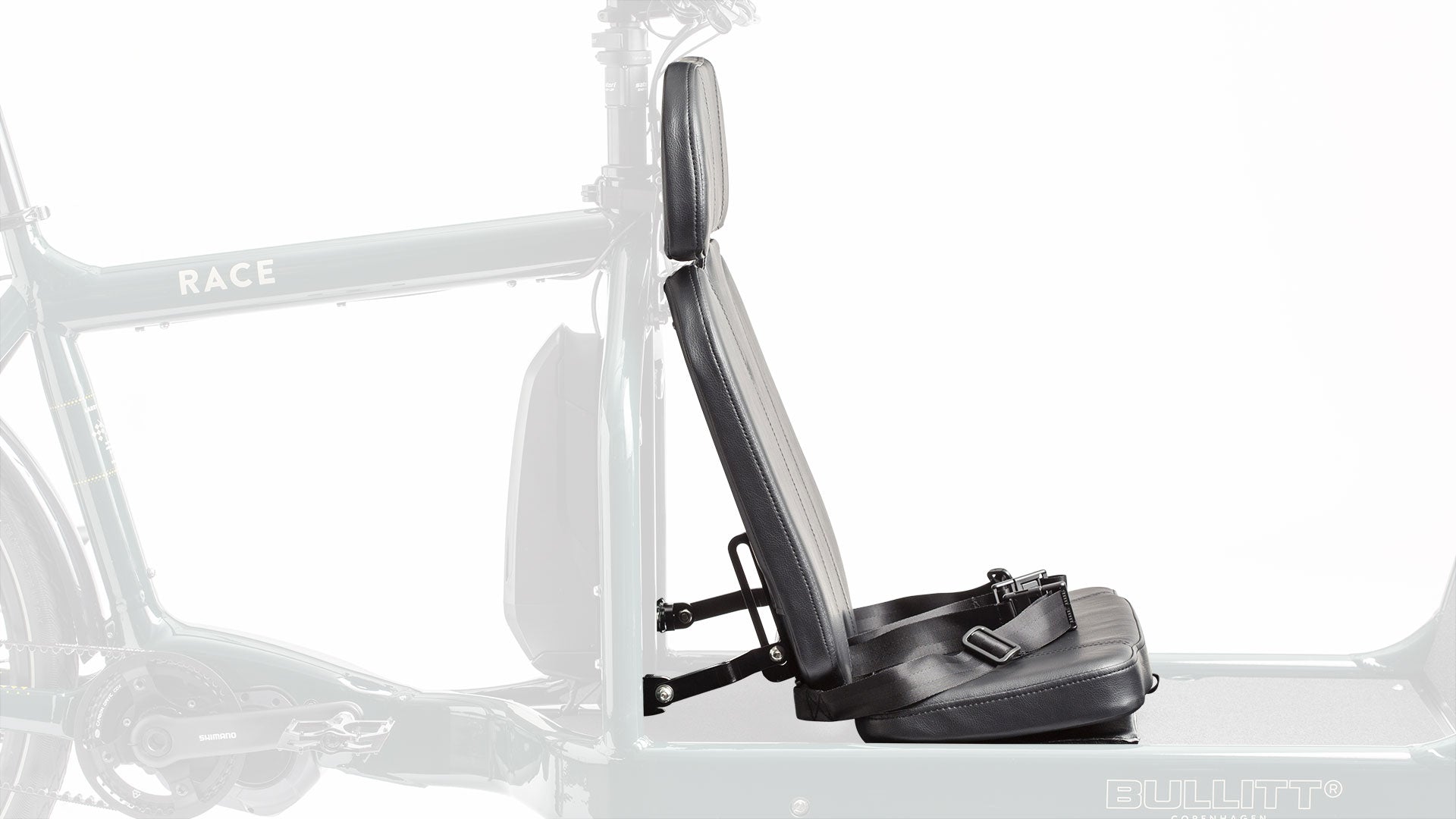Masked Race Bullitt with a Foldable Seat