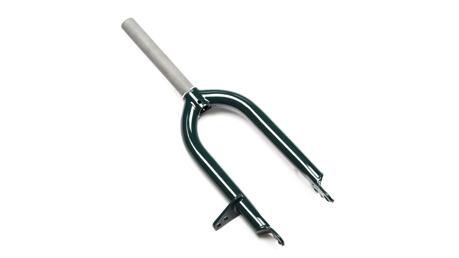 Front fork straight  steerer in black