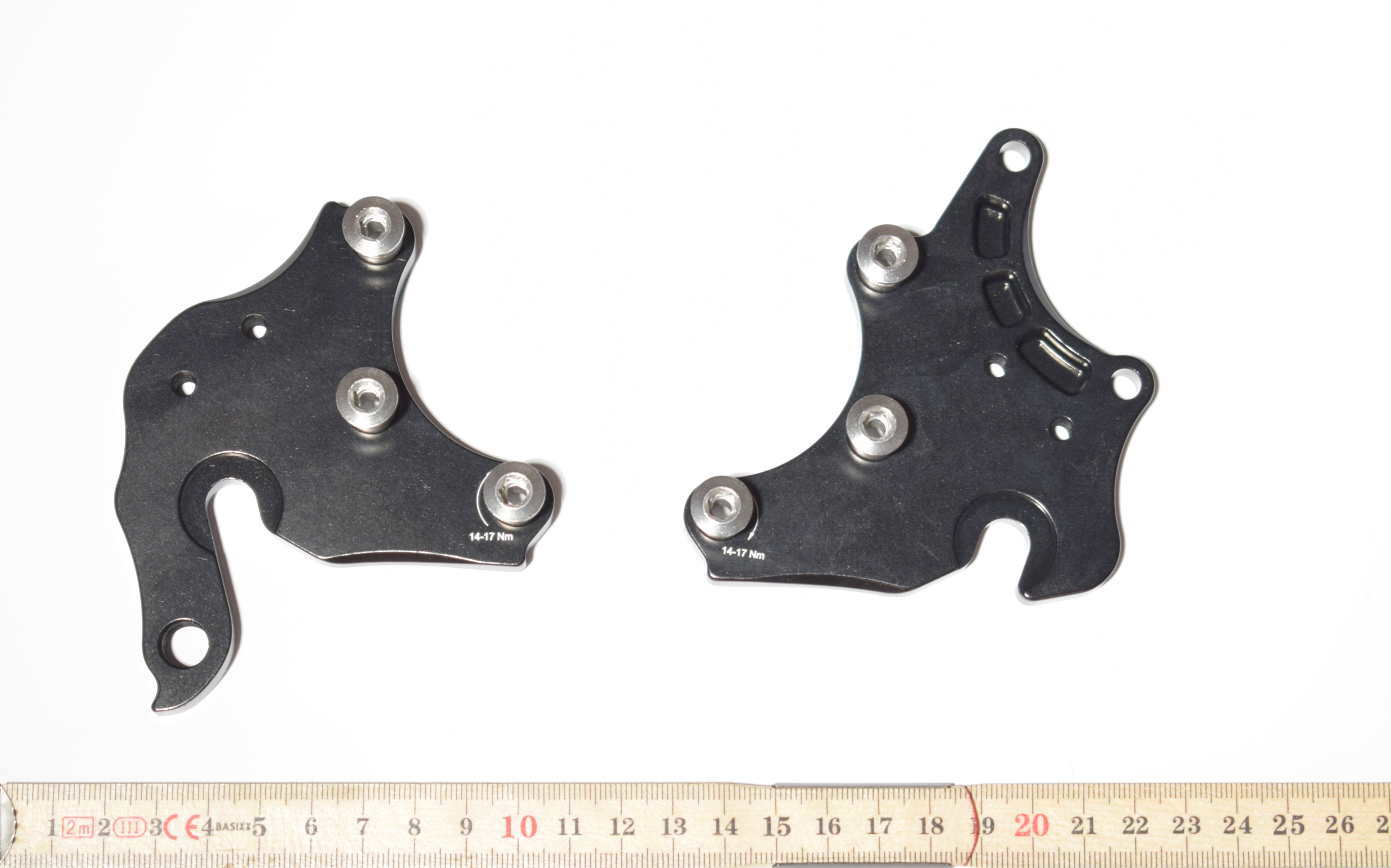 Dropouts, external gear w/ front derailleur kit, 135x10, for